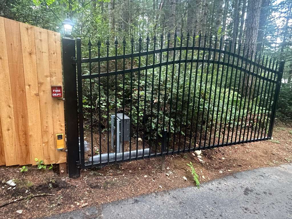 Linear gate repair work